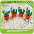 The cactus modelling rubber eraser for home decoration
